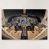 Jet Aircraft Cockpit Puzzle (Horizontal)