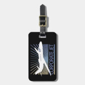 Jet Aircraft Gepäckanhänger (Vorderseite vertikal)