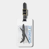 Jet Aircraft Gepäckanhänger (Vorderseite vertikal)