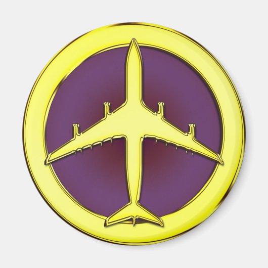 JET AIRLINER MAGNET (Vorne)