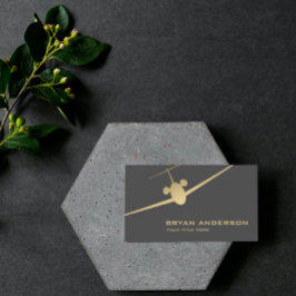 Jet Airplane Business Card Visitenkarte