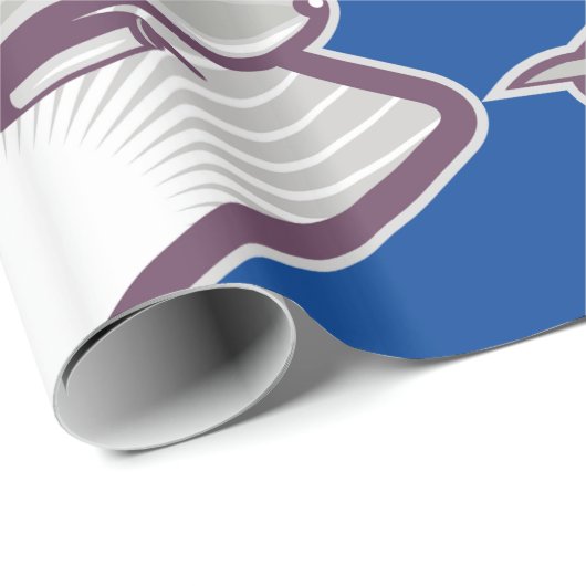 Jet Airplane Geschenkpapier (Rolleneckpunkt)