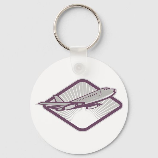 Jet Airplane Schlüsselanhänger (Vorderseite)