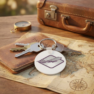 Jet Airplane Schlüsselanhänger