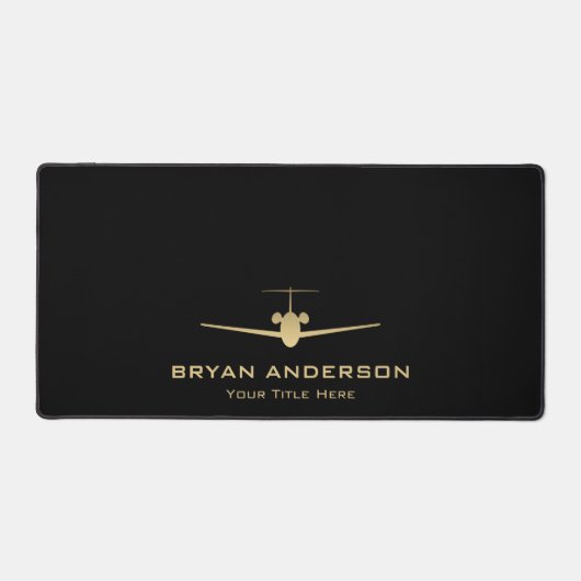 Jet Airplane Schreibtischunterlage (Vorderseite)