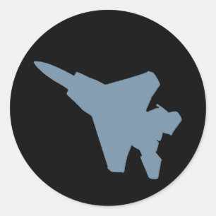 Jet-Aufkleber bekämpfen Runder Aufkleber