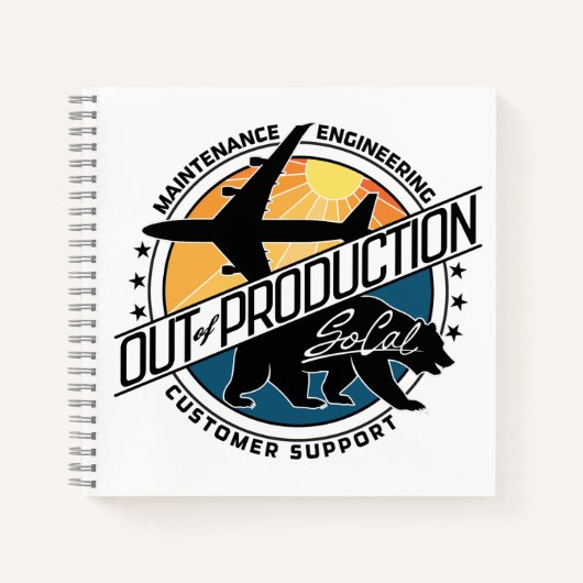 Jet & Bear-Notebook Notizblock (Vorderseite)