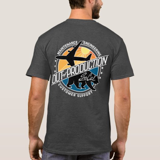 Jet & Bear - Zurück - Dunkle Shirts (Rückseite)