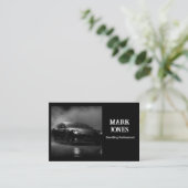 Jet Black Business Cards Visitenkarte (Stehend Vorderseite)