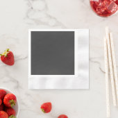 Jet Black Coinntail Papier Napkin Serviette (Beispiel)