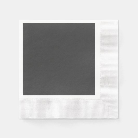 Jet Black Coinntail Papier Napkin Serviette (Vorderseite)