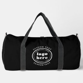 Jet Black Company Logo Business Werbeaktion Duffle Bag
