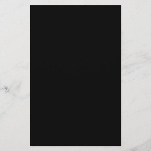Jet Black Design - Mit Text, Foto, Bild anpassen Briefpapier (Vorderseite)