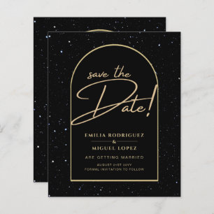 JET BLACK GOLD Starry Night Wedding RETT DATE