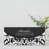 Jet Black Holiday Geschenkgutschein Klasse Damask (Stehend Vorderseite)