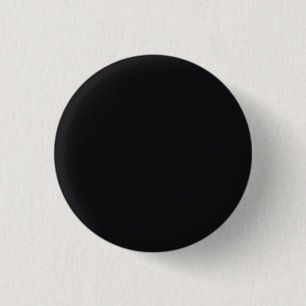 Jet Black Solid Color Button
