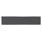 Jet Black Solid Color Kurzer Tischläufer (Horizontal)