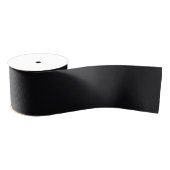 Jet Black Solid Color Ripsband (Spule)