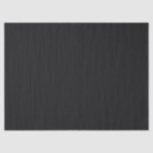 Jet Black Solid Color Seidenpapier (Vorderseite)