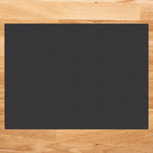 Jet Black Solid Color Seidenpapier