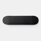 Jet Black Solid Color Skateboard (Horizontal)