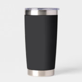 Jet Black Solid Color Thermobecher (Links)