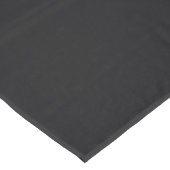 Jet Black Solid Color Tischdecke (Schrägansicht)