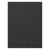 Jet Black Solid Color Tischdecke (Vorderseite)