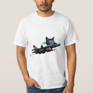 Jet Cat Pilot - Futuristisches Feline Flight T-Shi T-Shirt