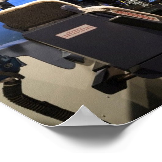 Jet-Cockpit Poster (Ecke)