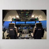 Jet-Cockpit Poster (Vorne)