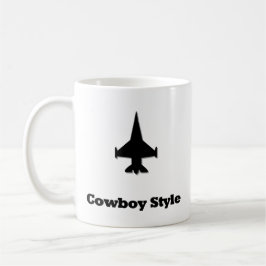 Jet Cowboy Style kämpfen Kaffeetasse