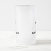 Jet Cowboy Style kämpfen Mattglas Bierglas (Mittel)