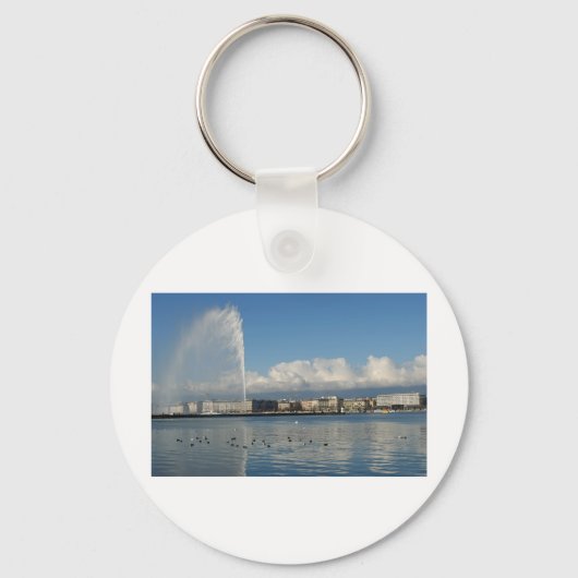 Jet d'eau, Genf Schlüsselanhänger (Vorderseite)
