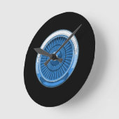 Jet Engine Runde Wanduhr (Winkel)
