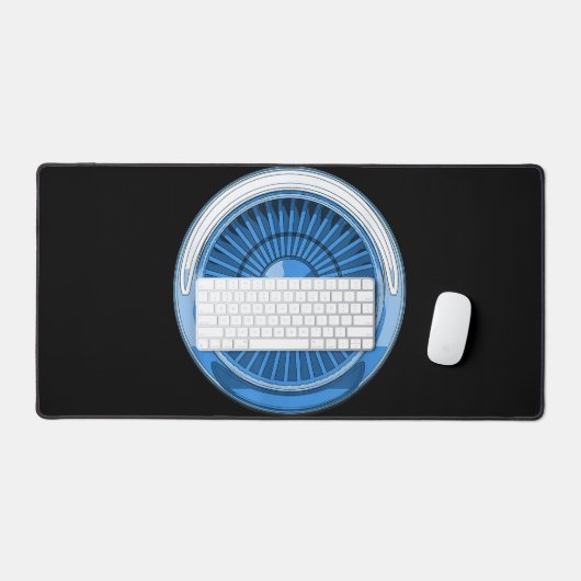Jet Engine Schreibtischunterlage (Tastatur & Maus)