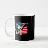 Jet F-35 4. Juli Männer Frauen Kinder Pa Kaffeetasse (Links)