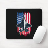 Jet F-35 4. Juli Männer Frauen Kinder Pa Mousepad (Mit Mouse)