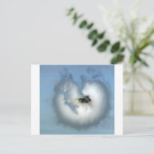 JET FIGHER IN VAPOR POSTKARTE (Stehend Vorderseite)