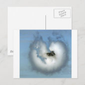 JET FIGHER IN VAPOR POSTKARTE (Vorne/Hinten)