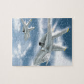 Jet Fighter Aircraft Puzzle (Horizontal)