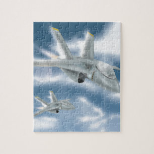 Jet Fighter Aircraft Puzzle