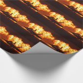 Jet Fighter Flames Geschenkpapier (Ecke)