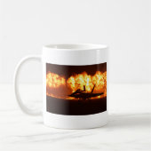 Jet Fighter Flames Kaffeetasse (Links)