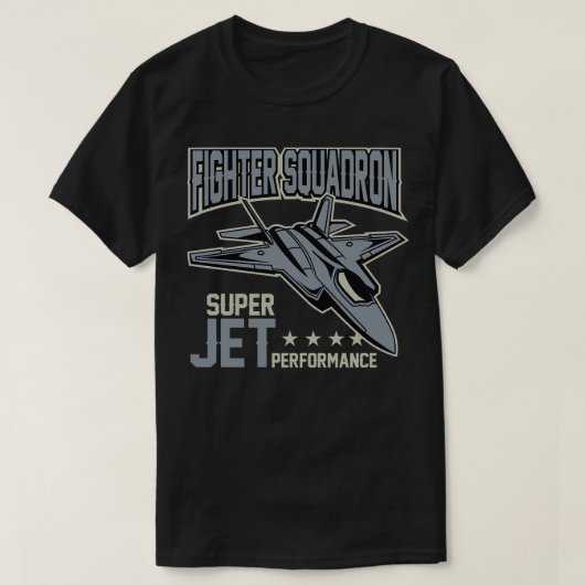 JET FIGHTER SQUADRON T-Shirt (Design vorne)
