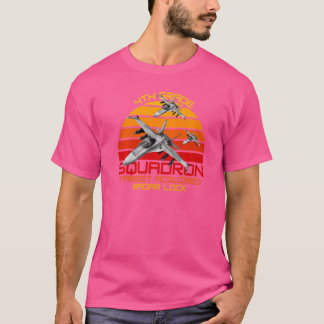Jet Fighters Squadron Retro Sunset 4. Klasse Jets T-Shirt