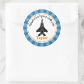 Jet Flugzeug Fevor Sticker (Boys Birthday Party) (Tasche)