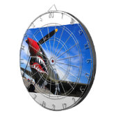 Jet-Flugzeug-Flugzeug-Pilotschicksals-Glückwünsche Dartscheibe (Vorderseite rechts)