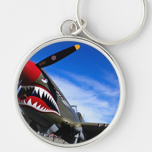 Jet-Flugzeug-Flugzeug-Pilotschicksals-Glückwünsche Schlüsselanhänger (Vorne)
