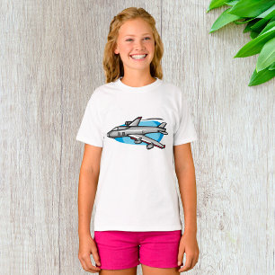 Jet Flugzeug Girls T - Shirt